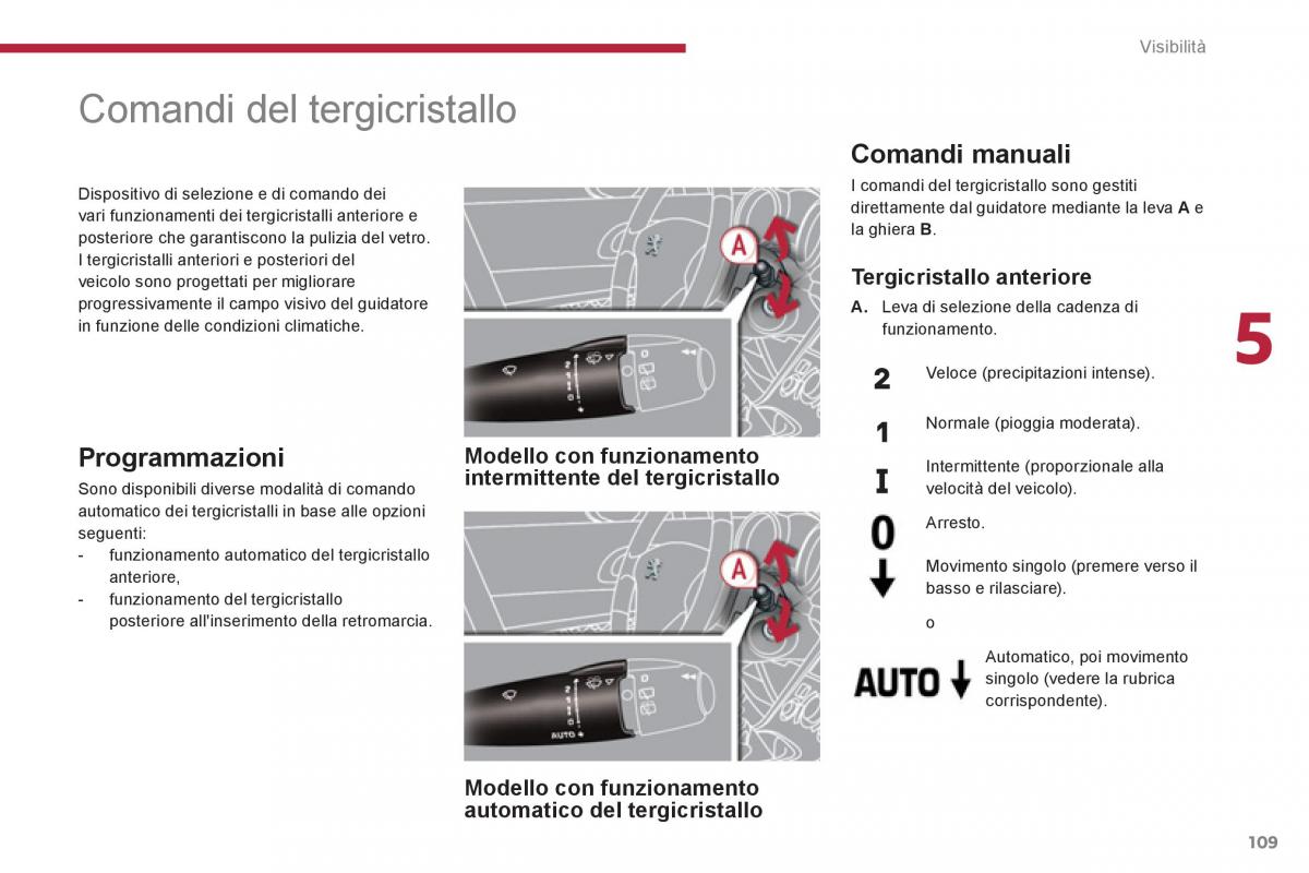 manual  Peugeot 5008 manuale del proprietario / page 111