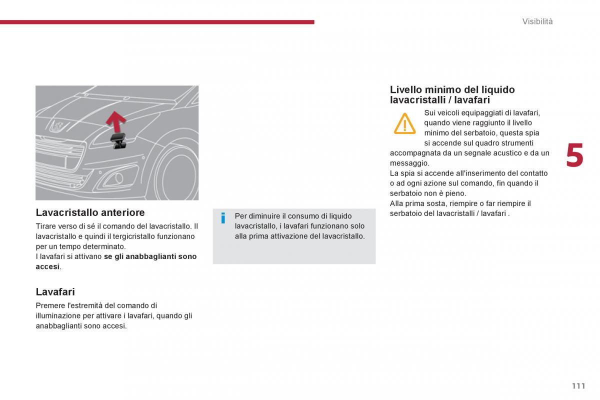 manual  Peugeot 5008 manuale del proprietario / page 113