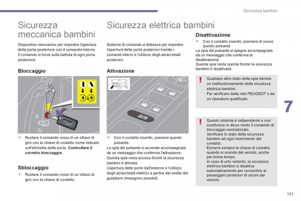 manual  Peugeot 5008 manuale del proprietario / page 153