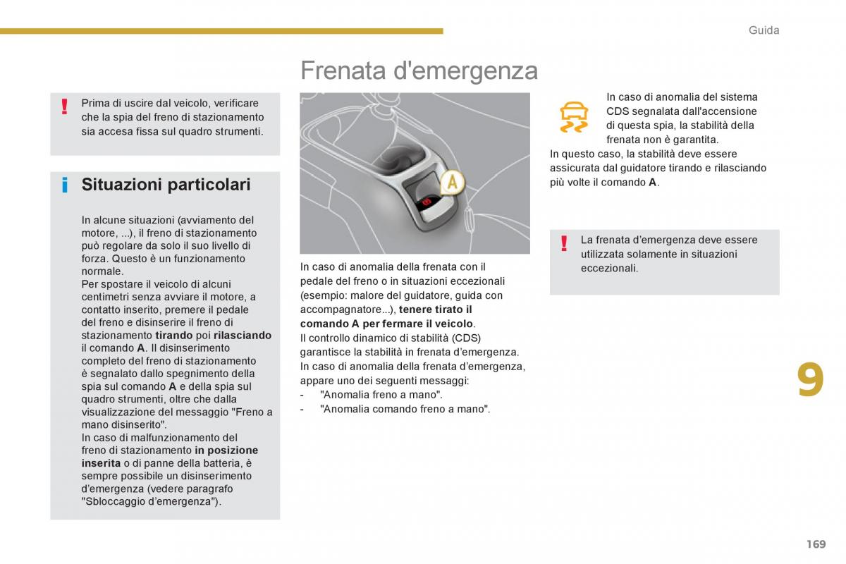 manual  Peugeot 5008 manuale del proprietario / page 171