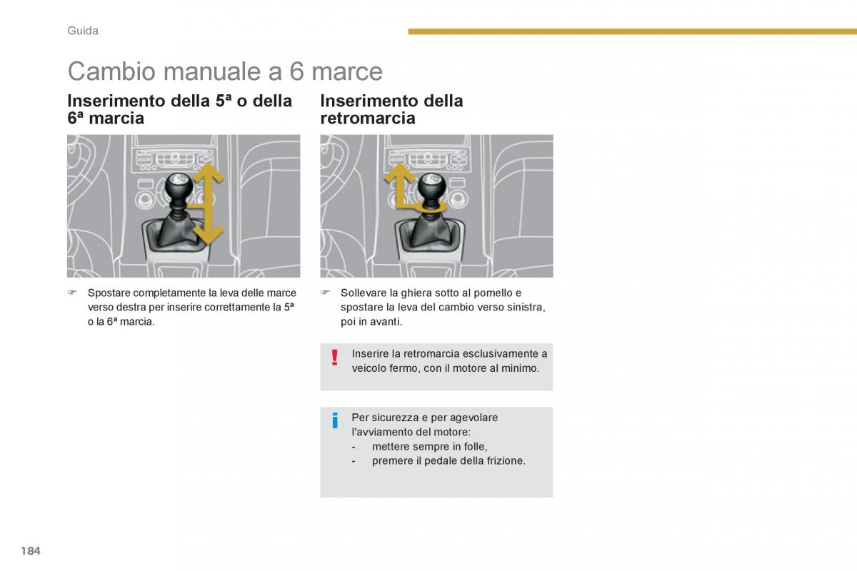 manual  Peugeot 5008 manuale del proprietario / page 186