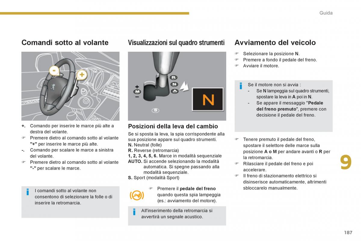 Peugeot 5008 manuale del proprietario / page 189