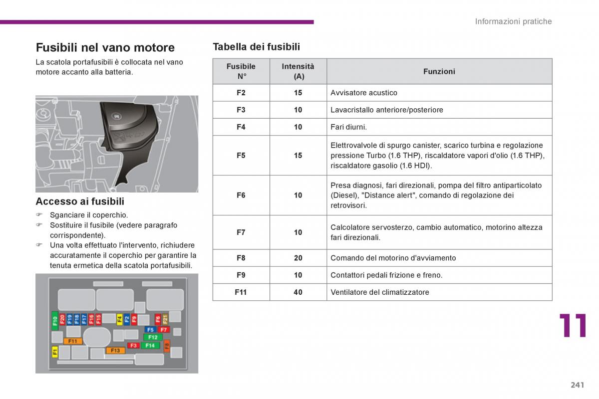 Peugeot 5008 manuale del proprietario / page 243