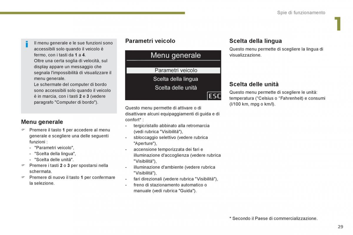 Peugeot 5008 manuale del proprietario / page 31