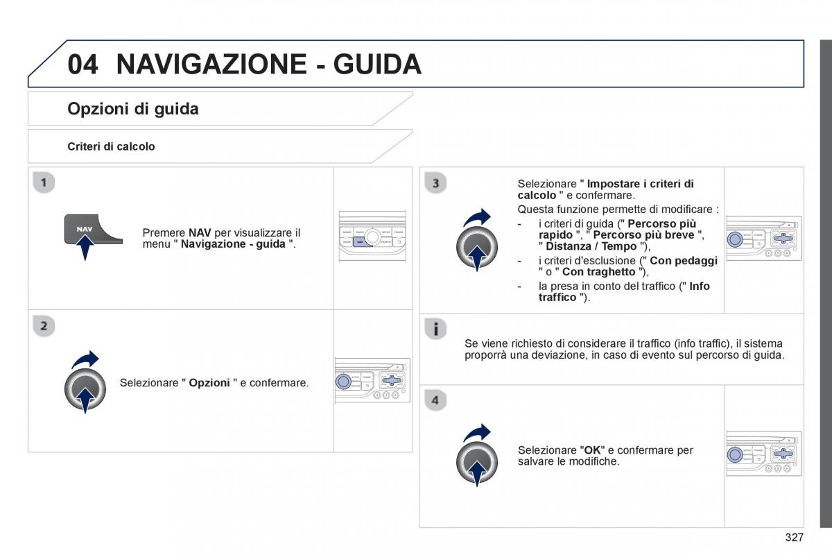 manual  Peugeot 5008 manuale del proprietario / page 329