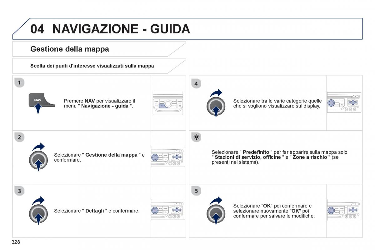 manual  Peugeot 5008 manuale del proprietario / page 330