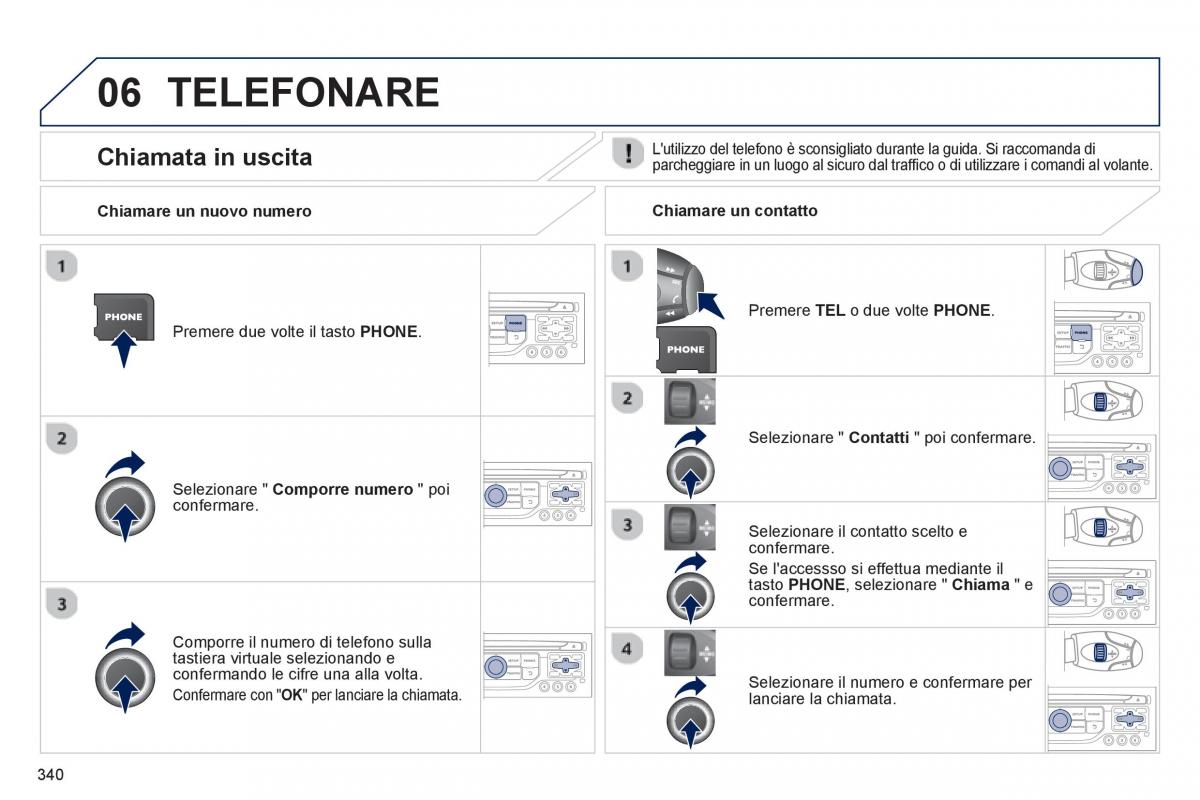 manual  Peugeot 5008 manuale del proprietario / page 342