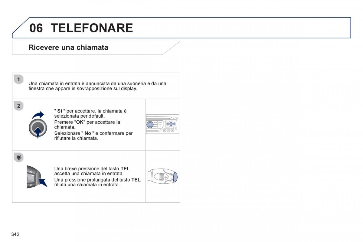 manual  Peugeot 5008 manuale del proprietario / page 344