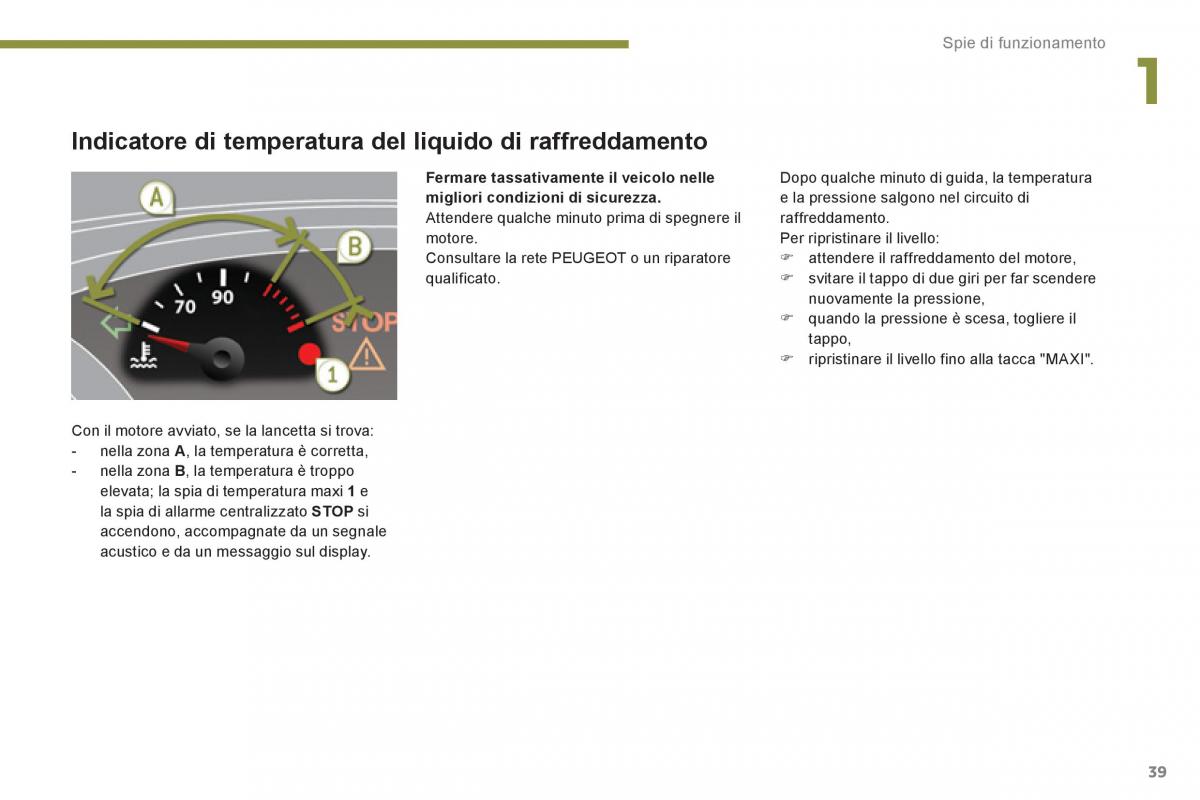 manual  Peugeot 5008 manuale del proprietario / page 41