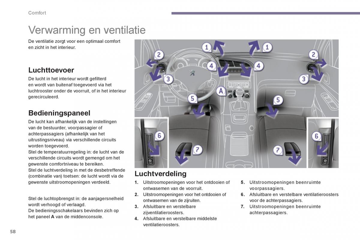 Peugeot 5008 handleiding / page 60