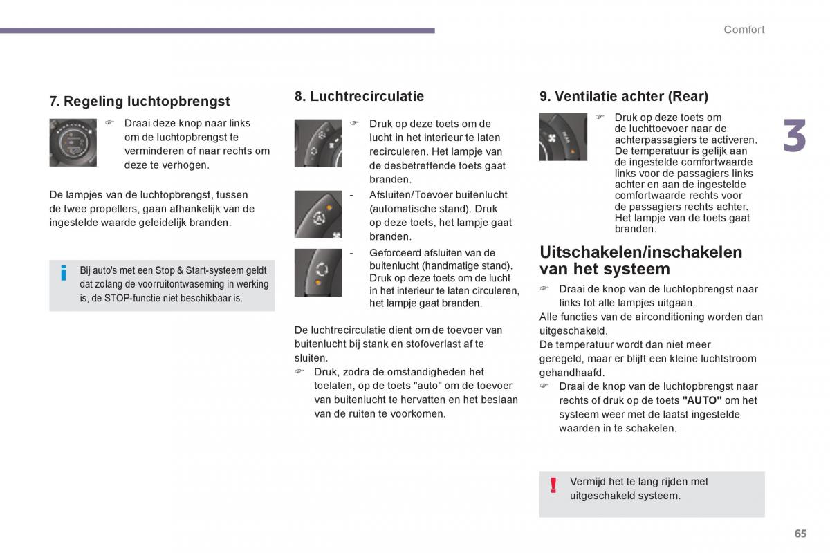 Peugeot 5008 handleiding / page 67