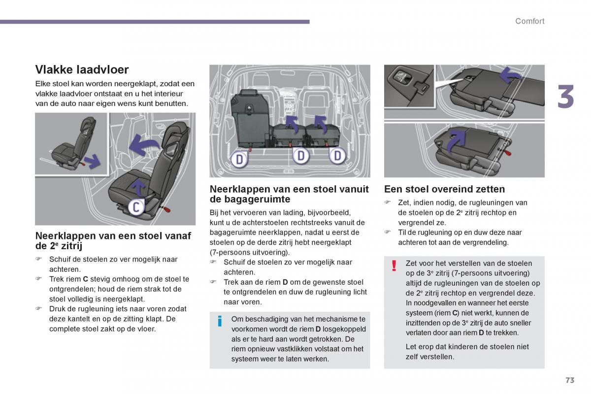 Peugeot 5008 handleiding / page 75