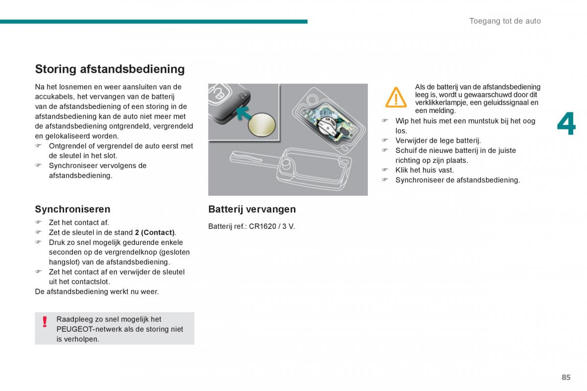 Peugeot 5008 handleiding / page 87