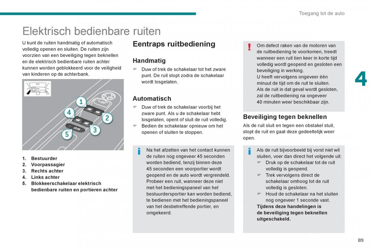 Peugeot 5008 handleiding / page 91