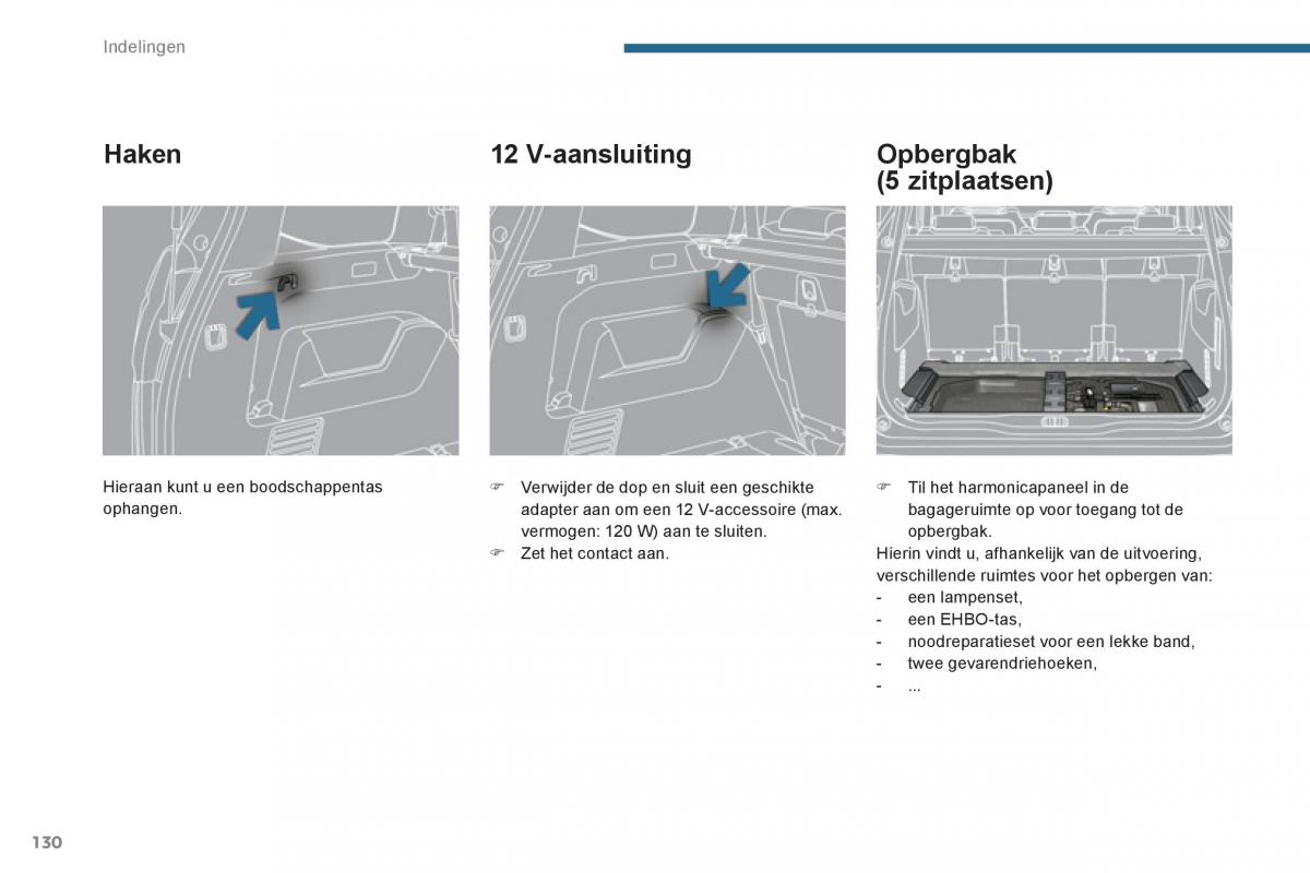 Peugeot 5008 handleiding / page 132