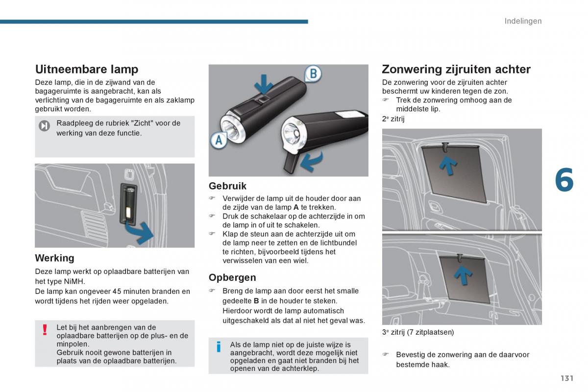 Peugeot 5008 handleiding / page 133