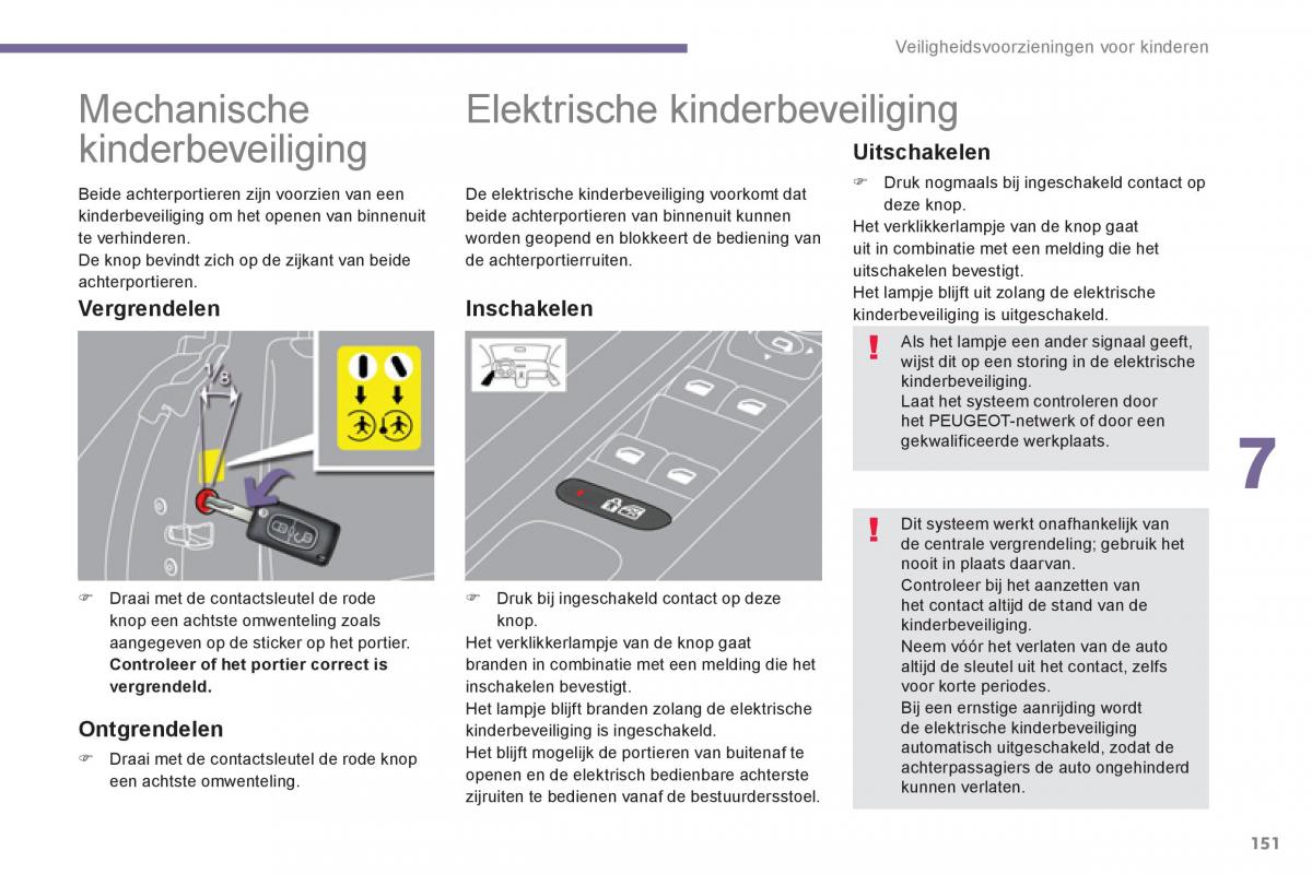 Peugeot 5008 handleiding / page 153