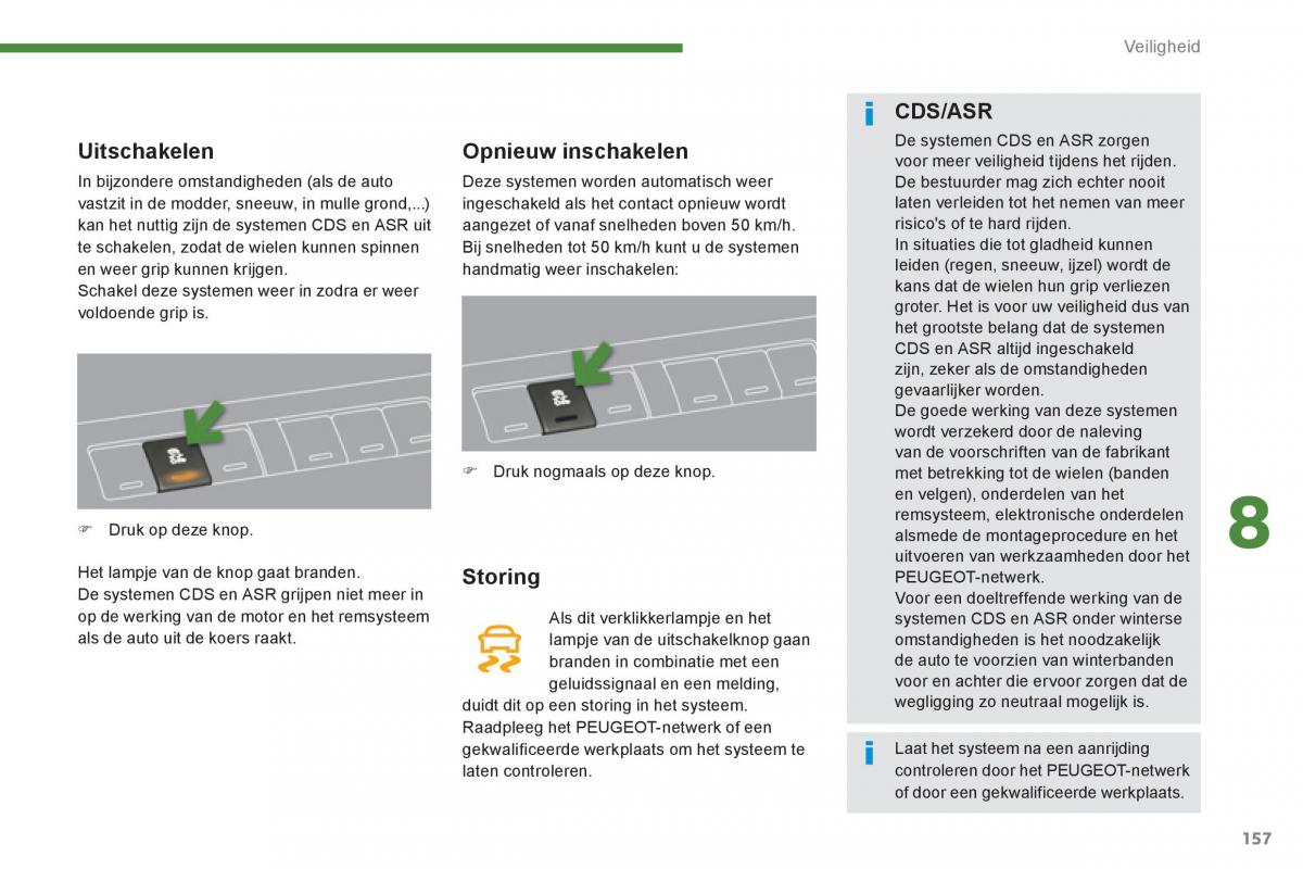 Peugeot 5008 handleiding / page 159