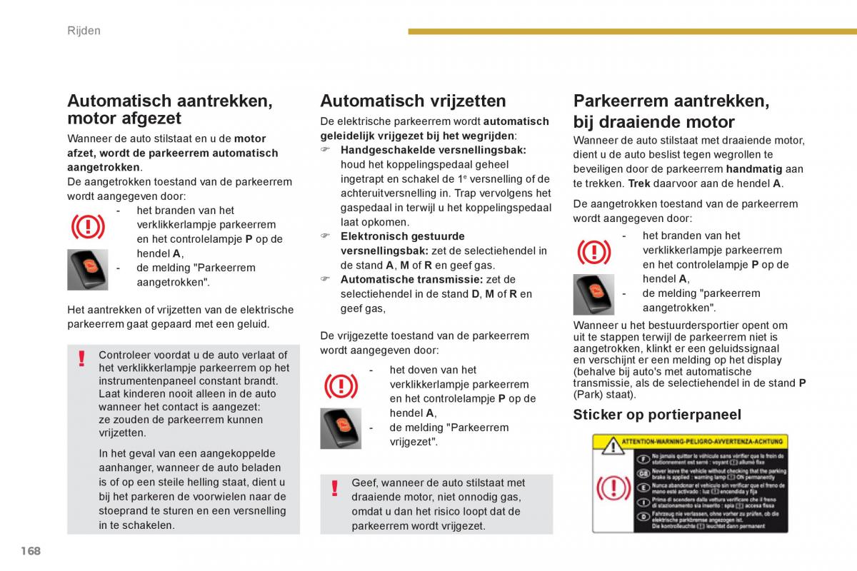 Peugeot 5008 handleiding / page 170