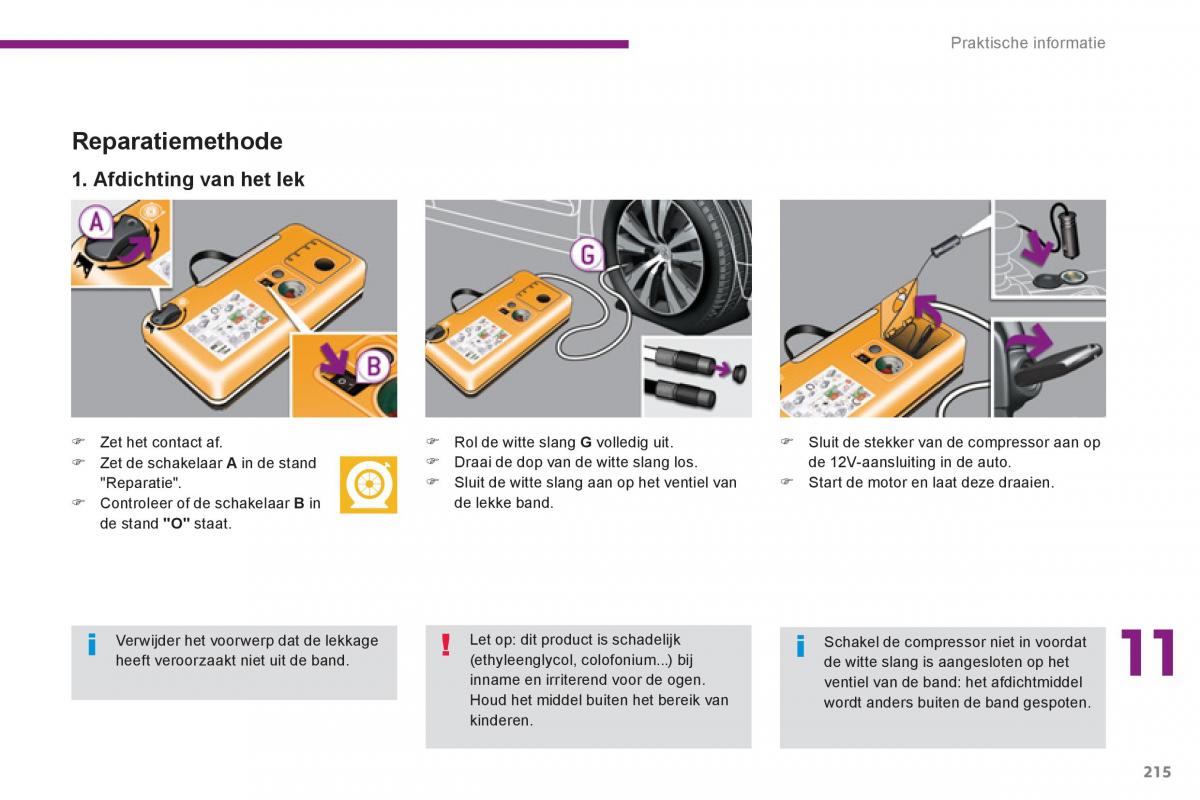 Peugeot 5008 handleiding / page 217