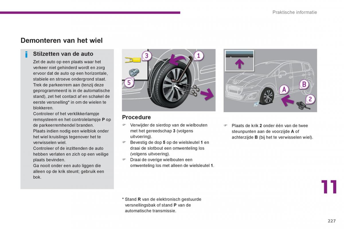 Peugeot 5008 handleiding / page 229