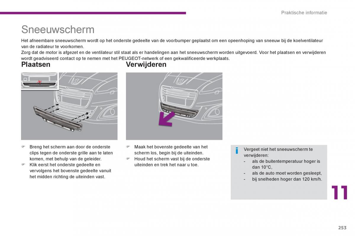 Peugeot 5008 handleiding / page 255