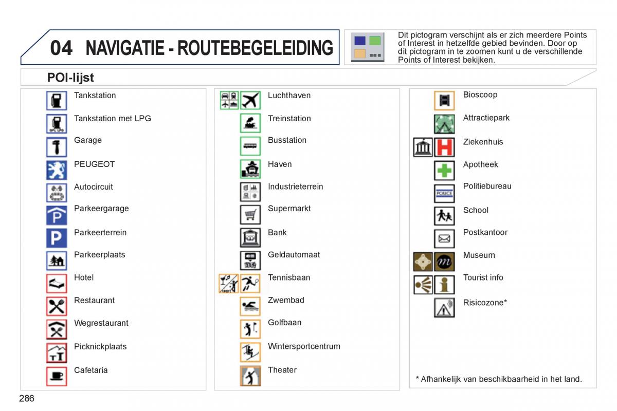 Peugeot 5008 handleiding / page 288