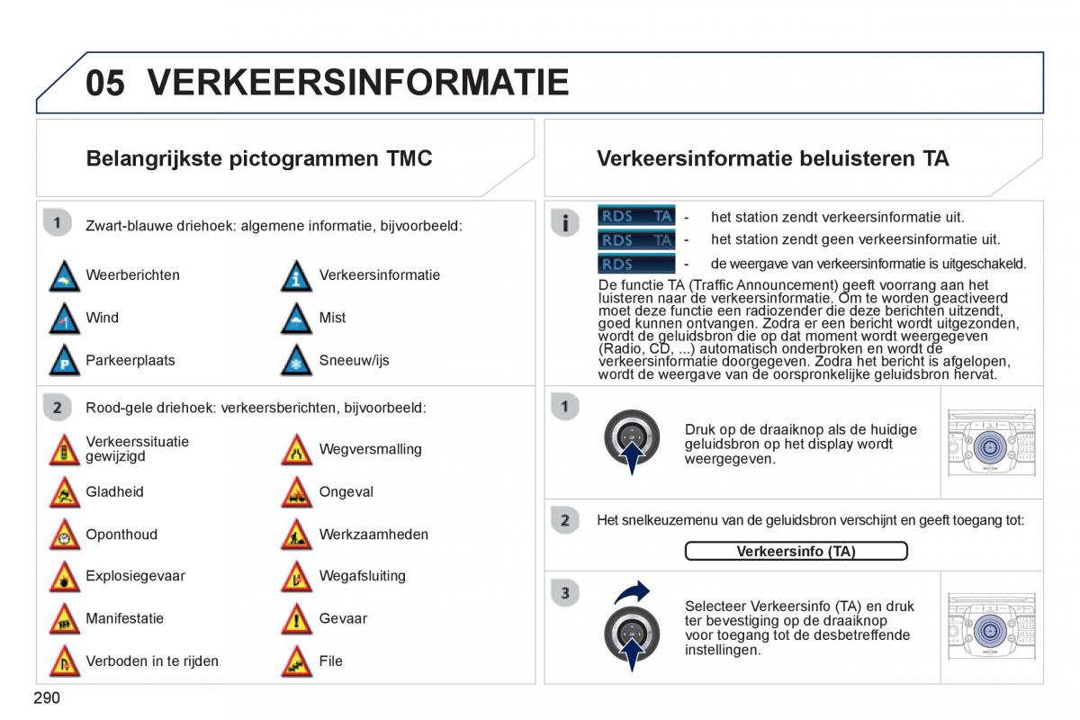 Peugeot 5008 handleiding / page 292