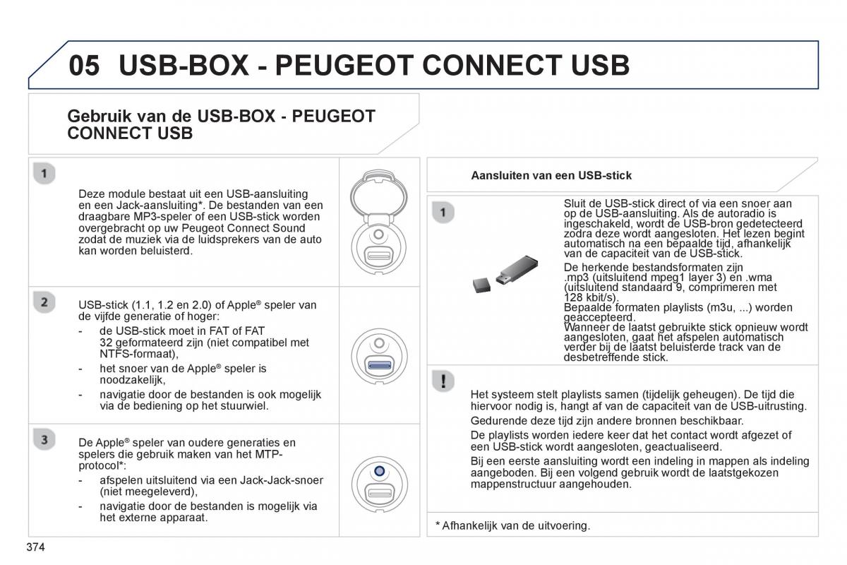 Peugeot 5008 handleiding / page 376