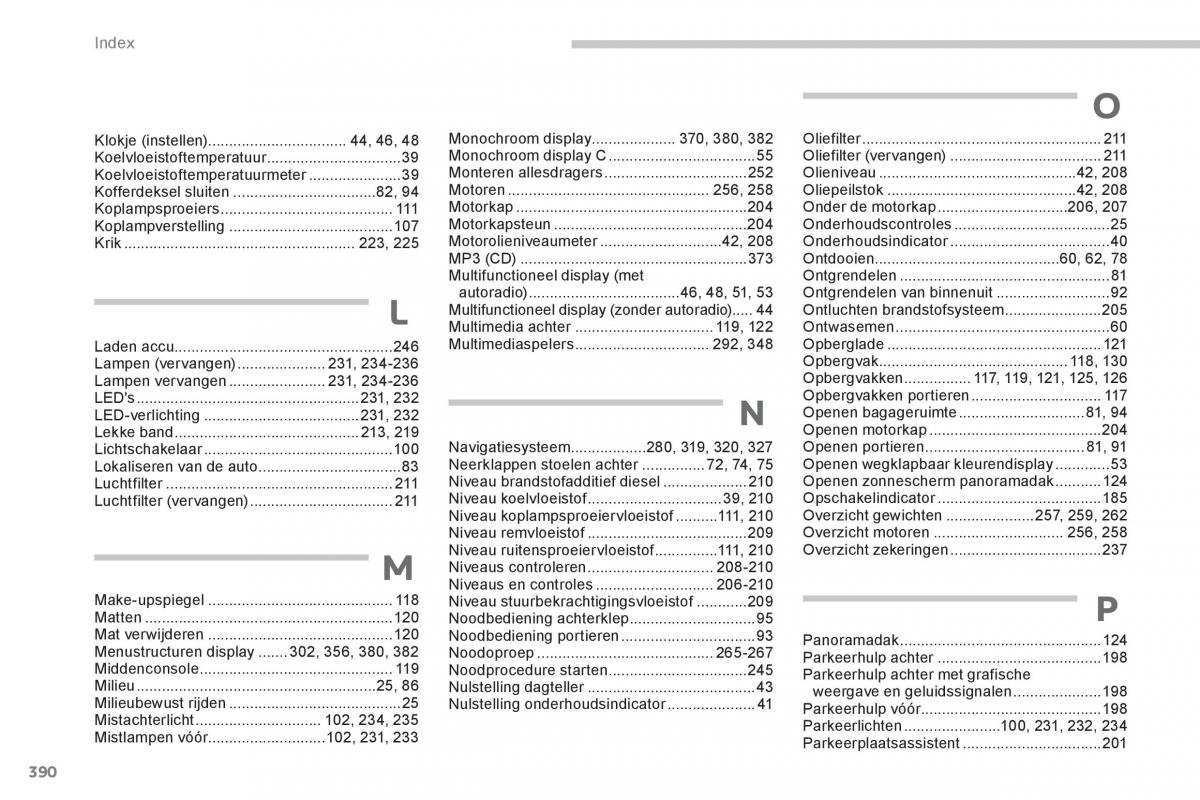 Peugeot 5008 handleiding / page 392