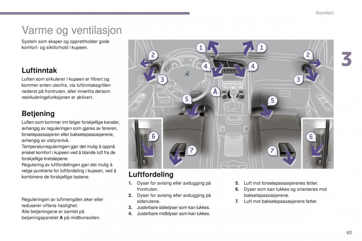 Peugeot 5008 bruksanvisningen / page 65