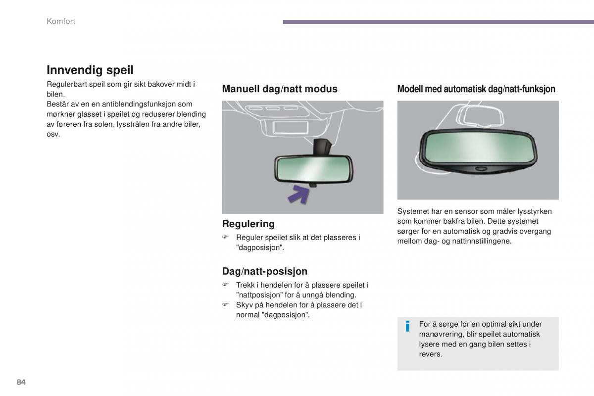 Peugeot 5008 bruksanvisningen / page 86