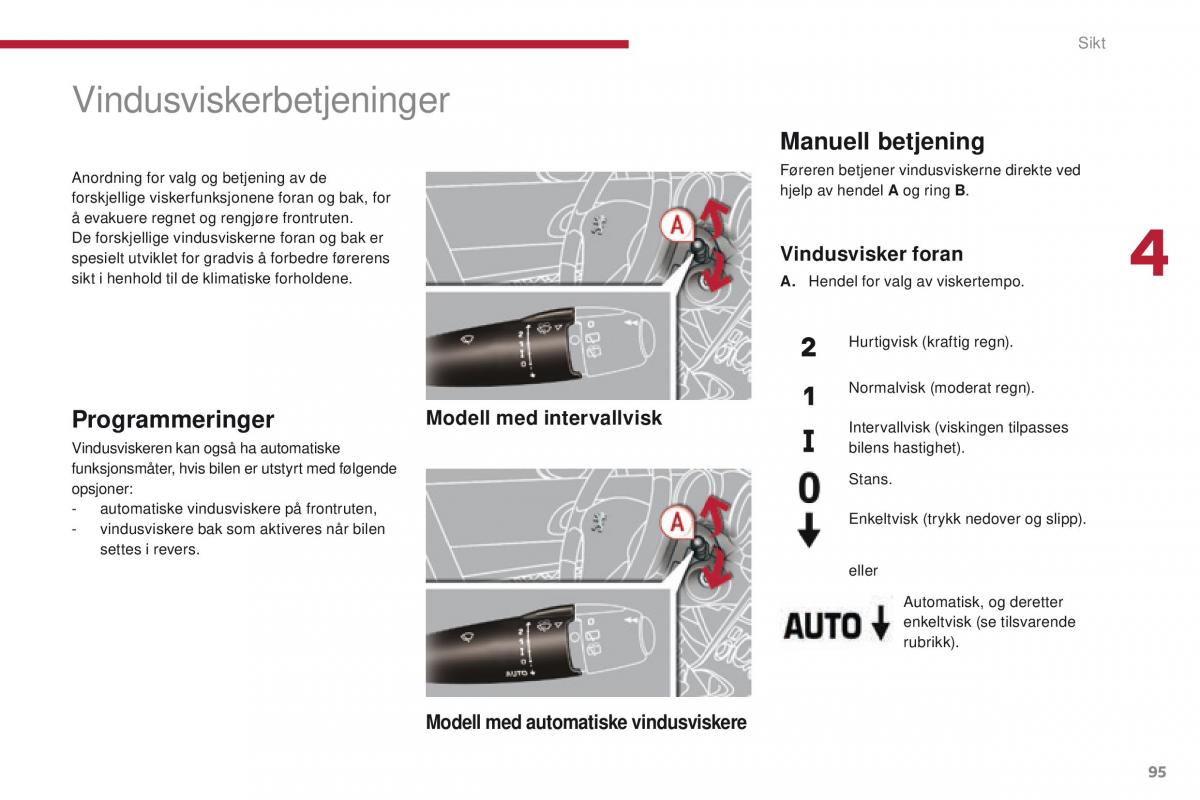 Peugeot 5008 bruksanvisningen / page 97