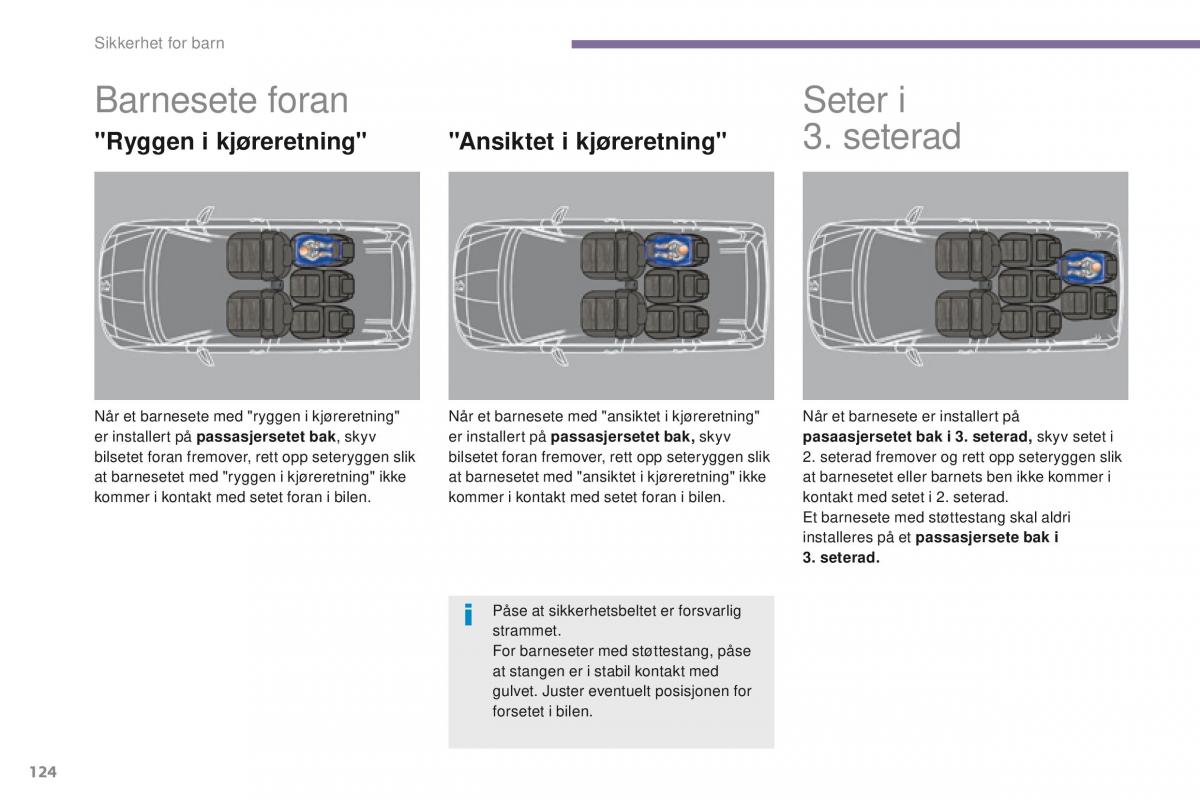 Peugeot 5008 bruksanvisningen / page 126