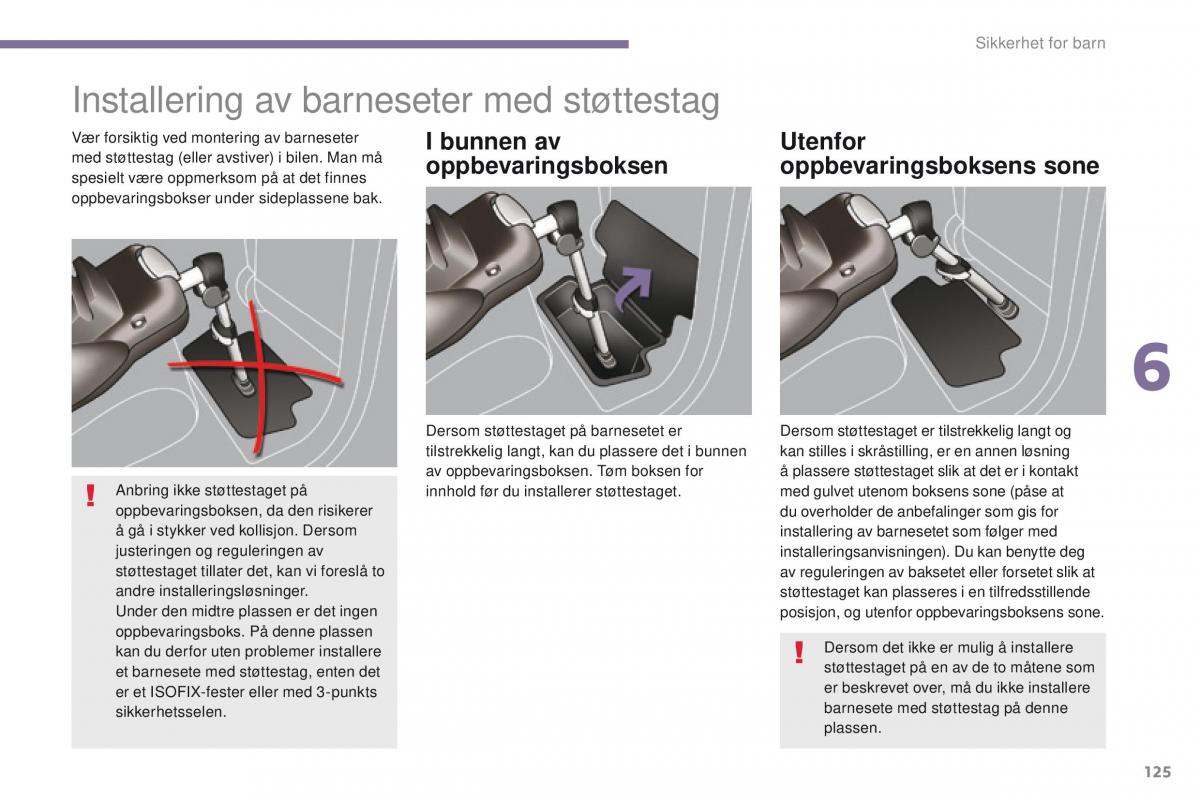 Peugeot 5008 bruksanvisningen / page 127