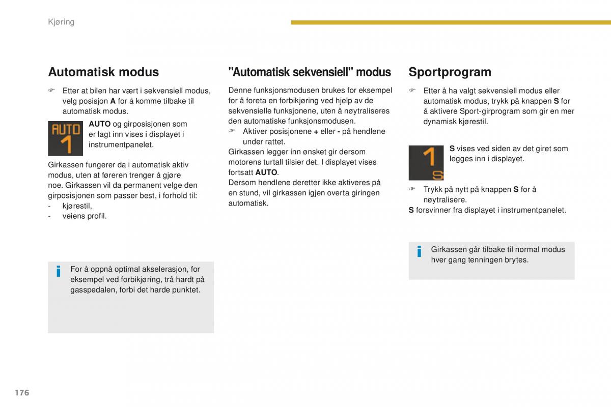 Peugeot 5008 bruksanvisningen / page 178