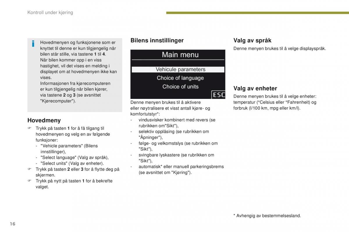 Peugeot 5008 bruksanvisningen / page 18