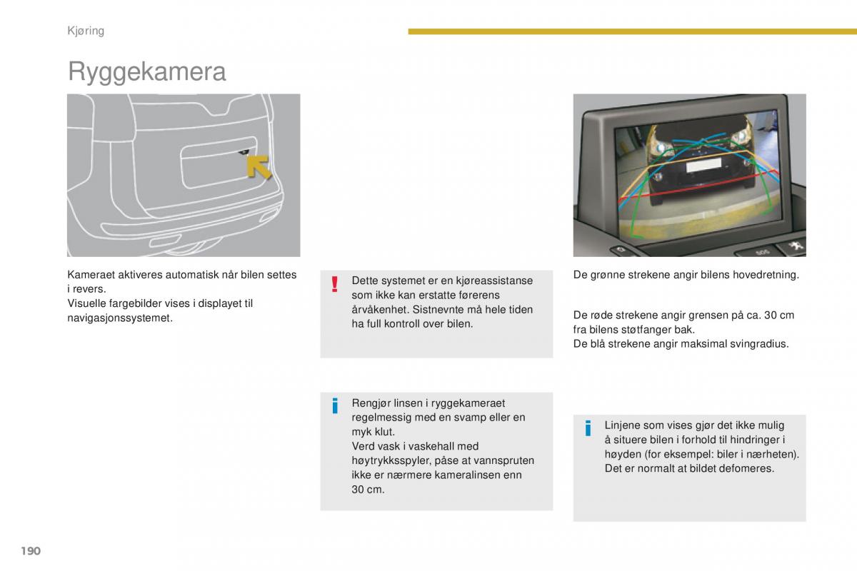 Peugeot 5008 bruksanvisningen / page 192