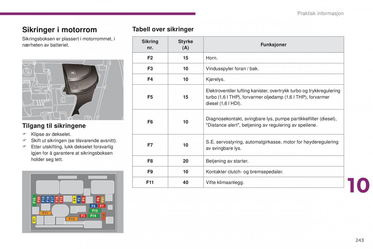 Peugeot 5008 bruksanvisningen / page 245