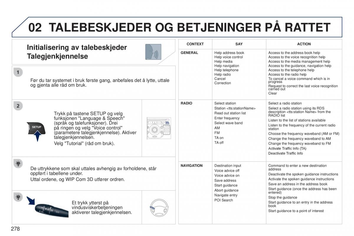 Peugeot 5008 bruksanvisningen / page 280