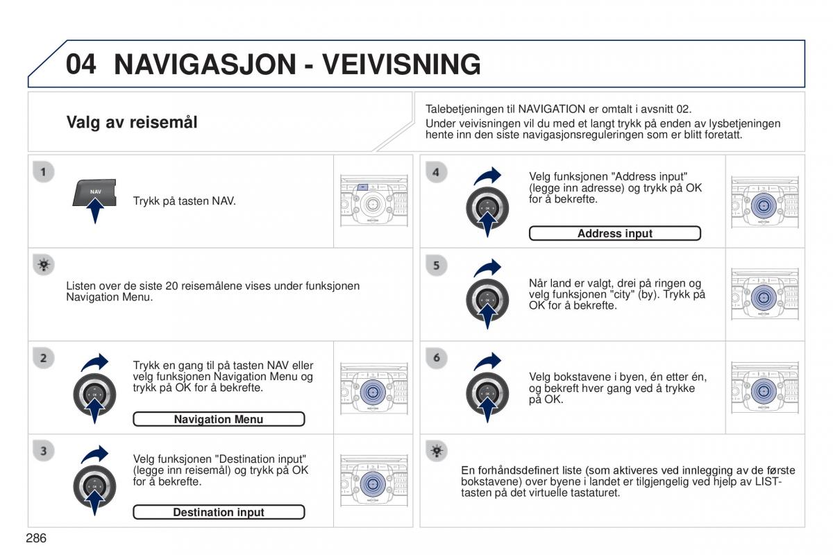 Peugeot 5008 bruksanvisningen / page 288