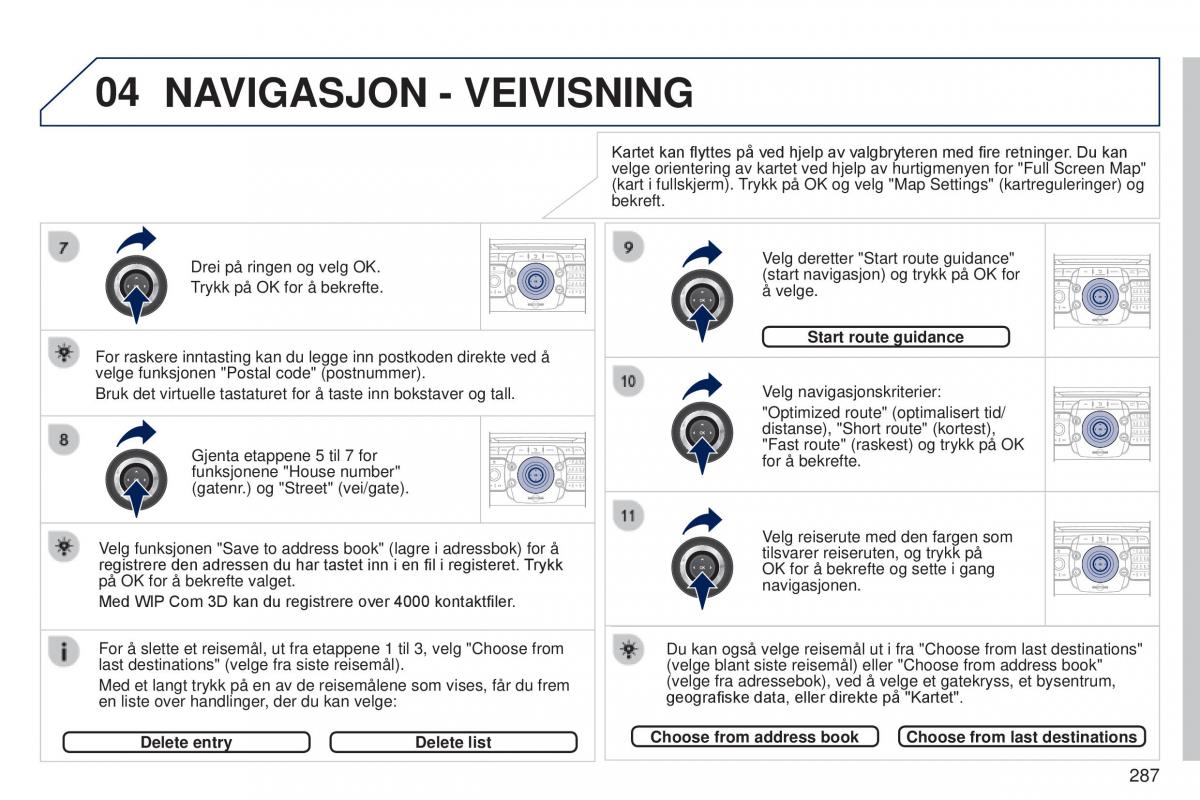 Peugeot 5008 bruksanvisningen / page 289