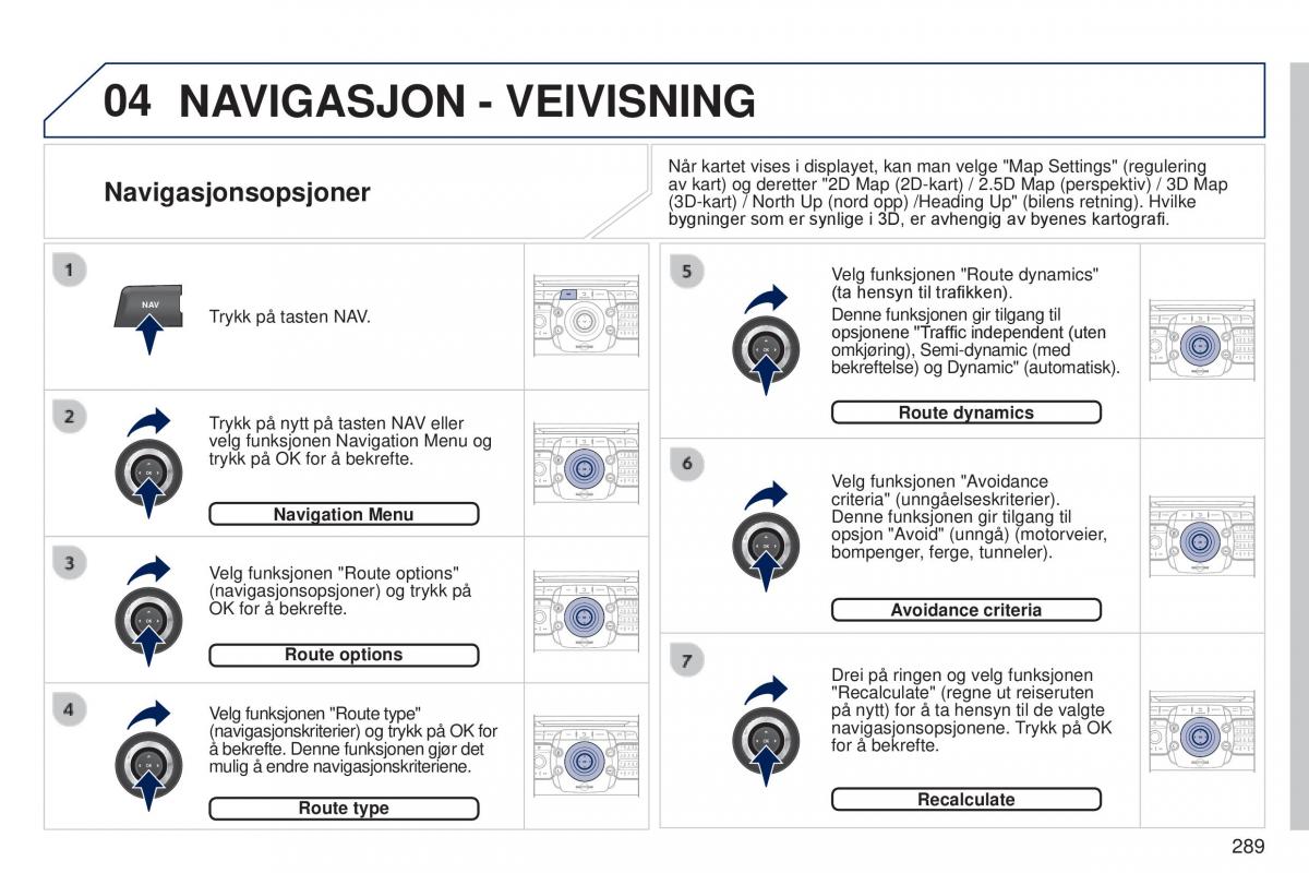 Peugeot 5008 bruksanvisningen / page 291