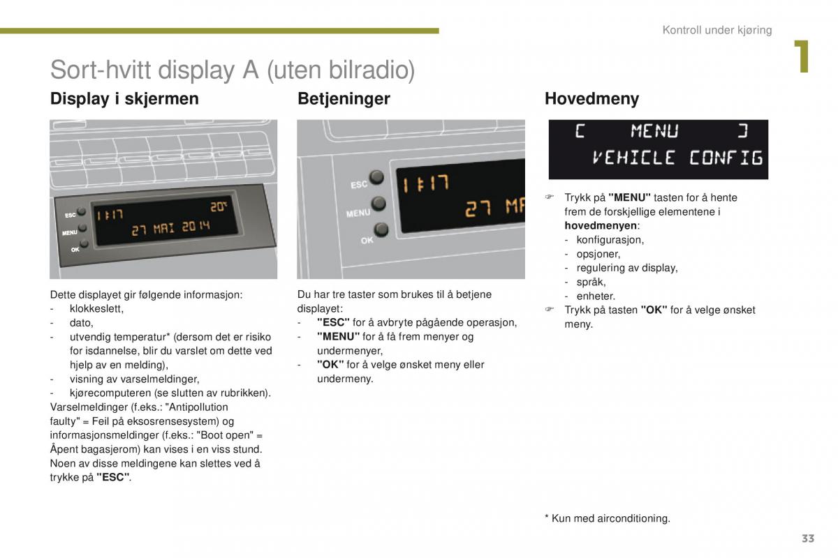 Peugeot 5008 bruksanvisningen / page 35