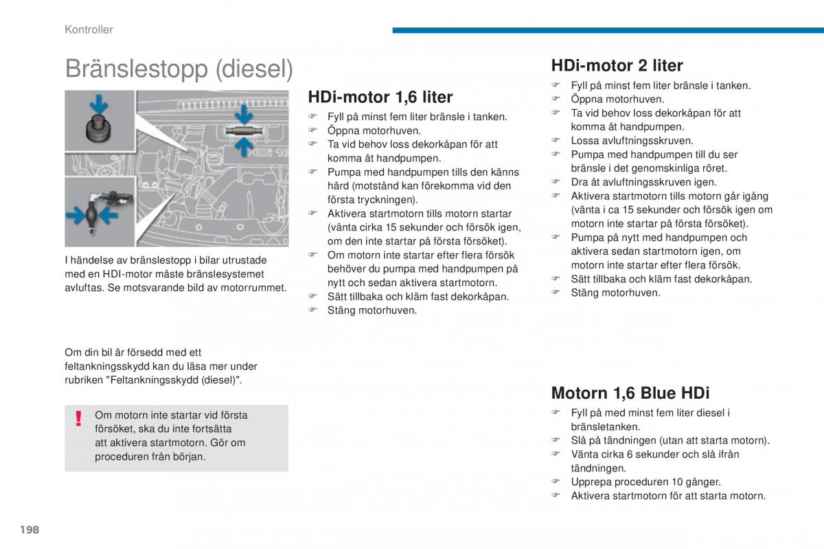 Peugeot 5008 instruktionsbok / page 200