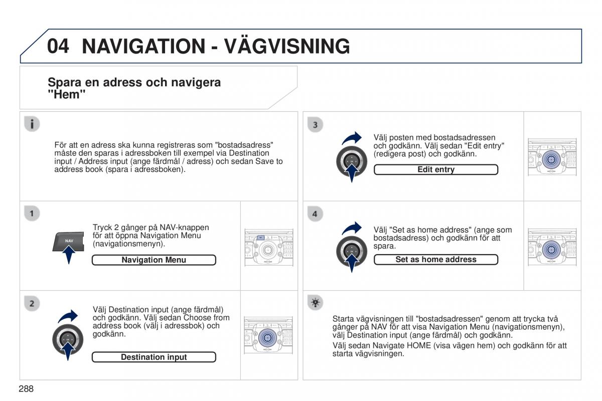 Peugeot 5008 instruktionsbok / page 290