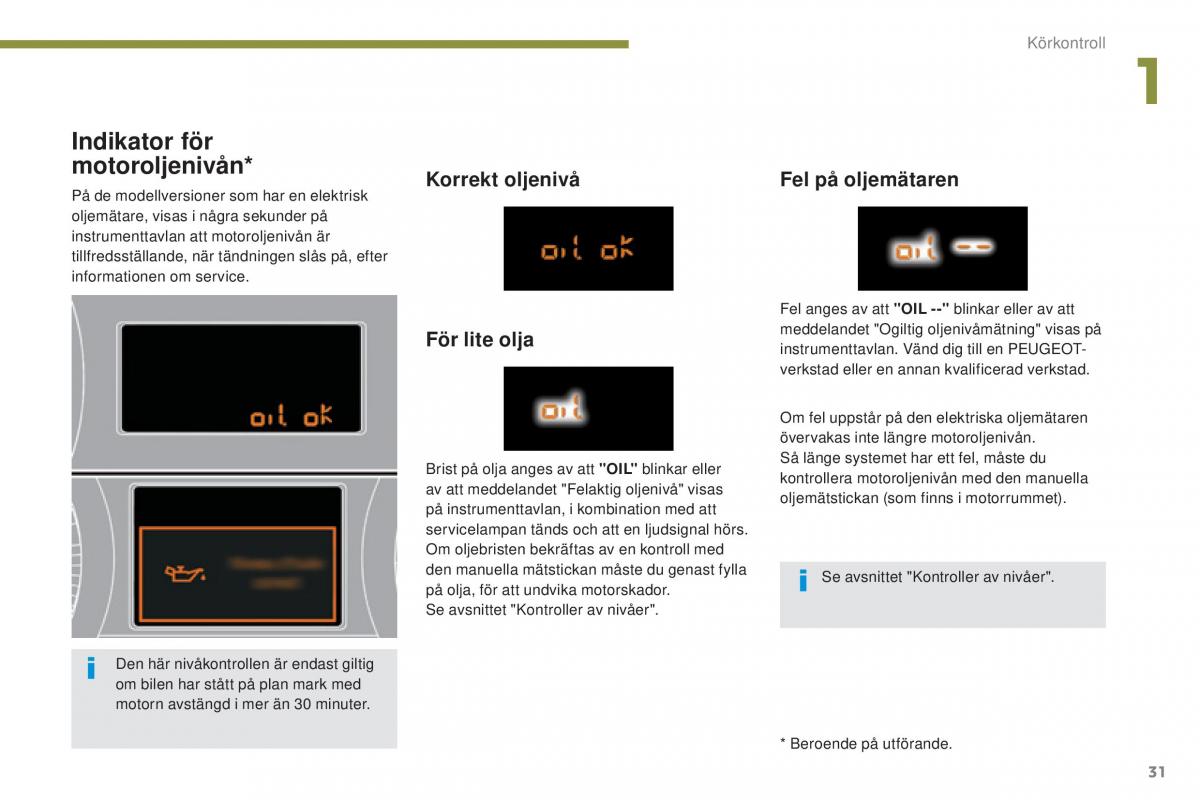 Peugeot 5008 instruktionsbok / page 33