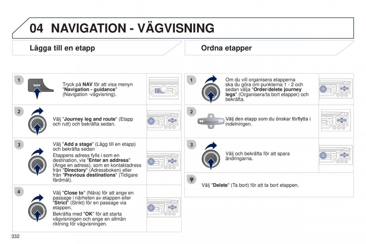 Peugeot 5008 instruktionsbok / page 334