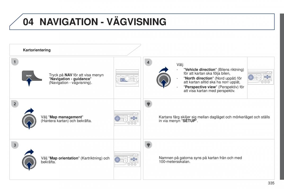 Peugeot 5008 instruktionsbok / page 337