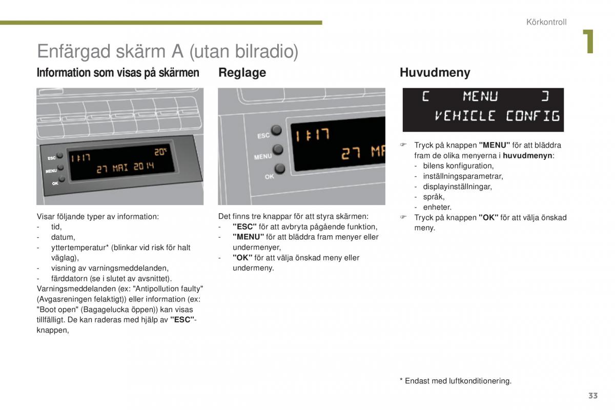 Peugeot 5008 instruktionsbok / page 35